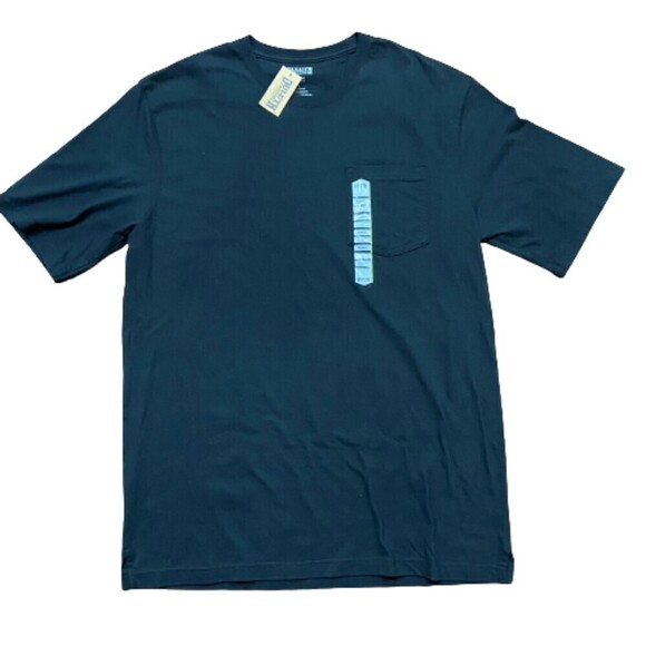 Duluth Trading Co Basic Relaxed Fit Longtail Black Pocket Tee Men's Size Large - Picture 1 of 6